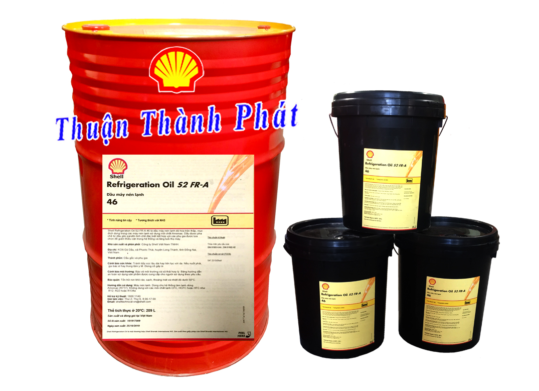 Refrigeration Oil S2 FR-A 46 phuy, Xô